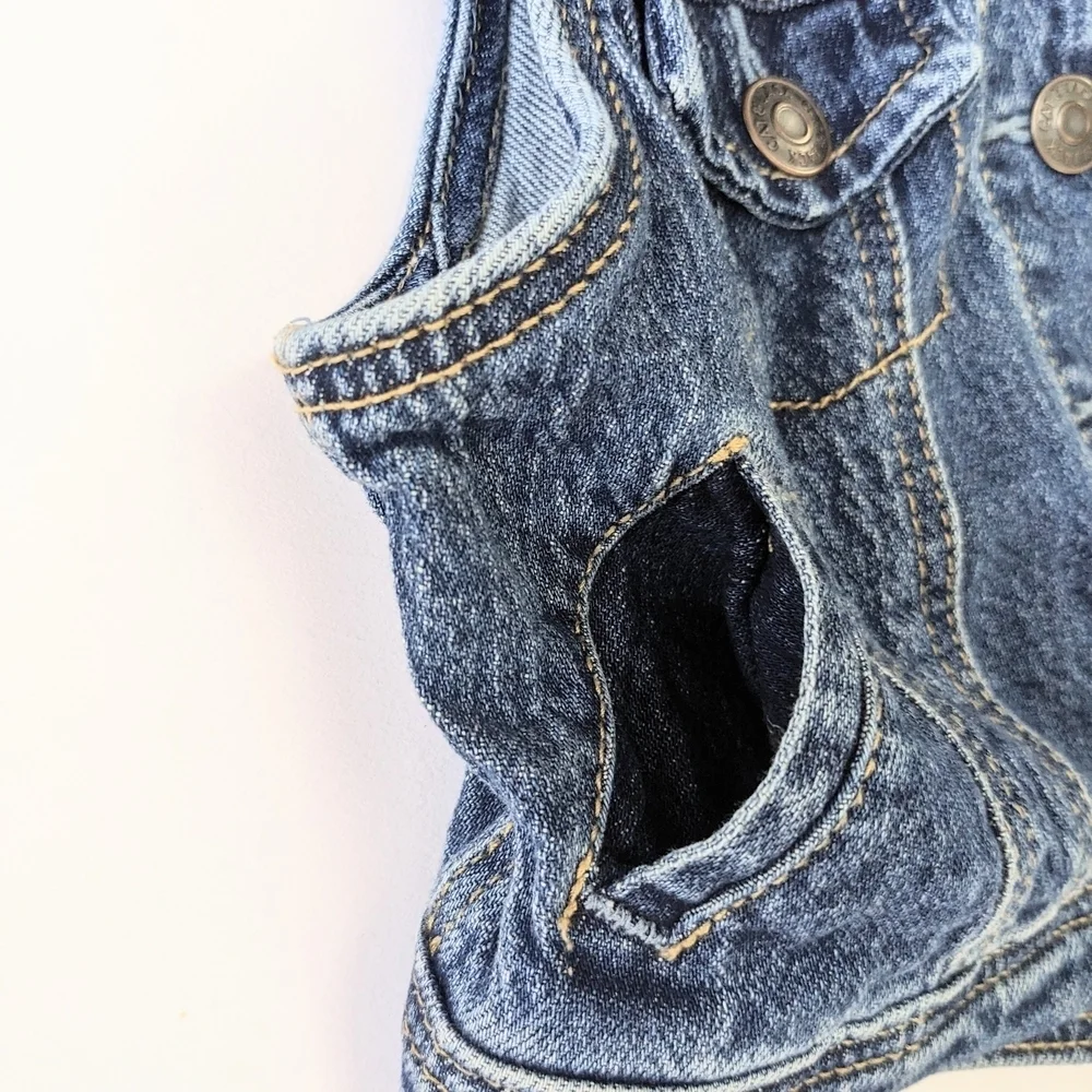 Cat & Jack Kids Dark Blue Denim Vest